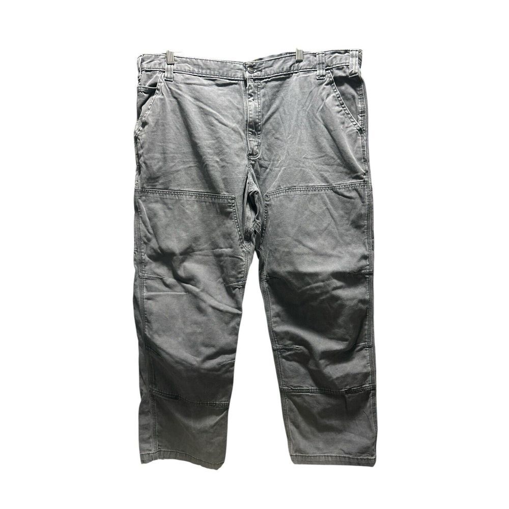 Carhartt Pants Mens 42x30‎ Double Knee Work Canvas 102802-029 Relaxed Fit